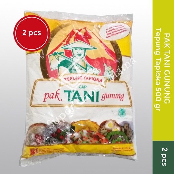 

PAK TANI GUNUNG Tepung Tapioka 500g 2 pcs