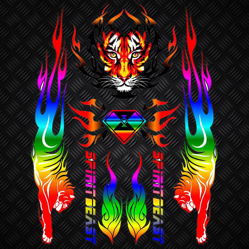 Stiker UV Helm, Motor Keren Stiker KEREN