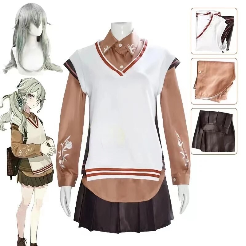 PREORDER Anime Kusanagi Nene Cosplay Costumes Project Sekai Colorful Stage Wonderlands Showtime Hall