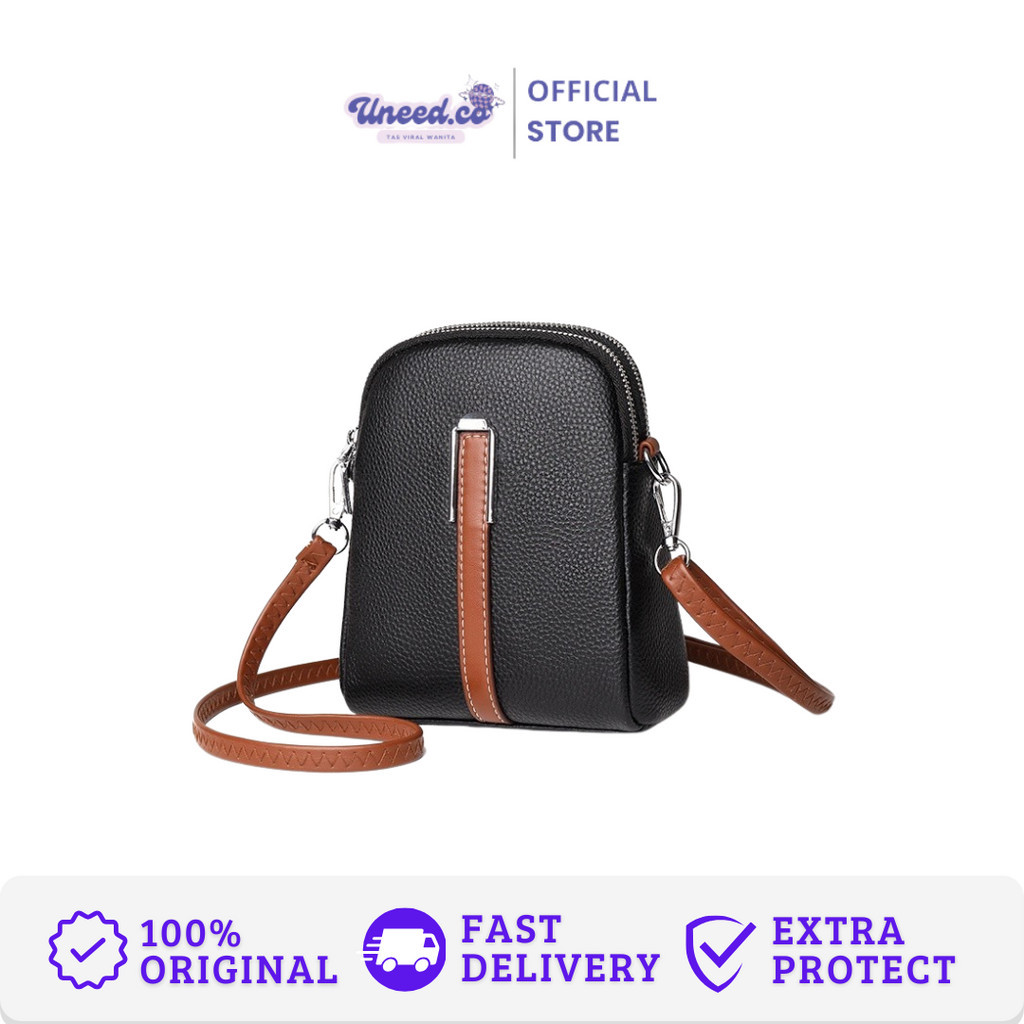 BRISIA BAG | Tas Selempang Korea Sling Bag | Tas Selempang Wanita | Tas Kecil Wanita | Sling Bag Wan