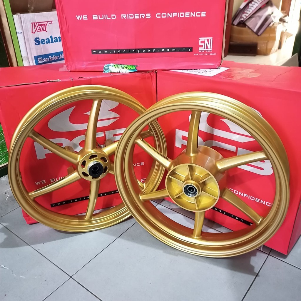 Velg Racing Palang Ninja 150 R RR SP522 Gold 17 X  215 300 RCB Racing Boy