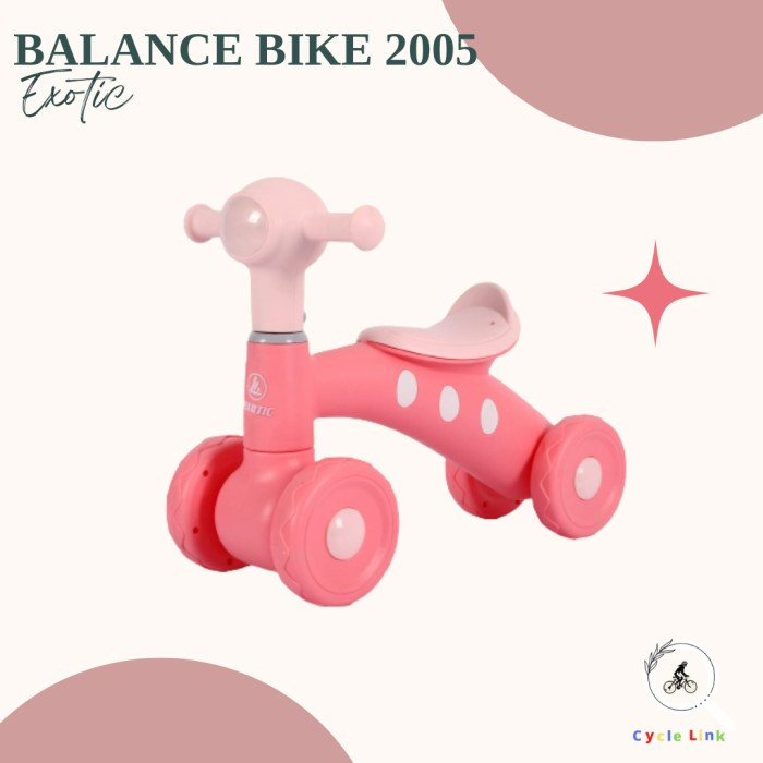 YT64RL Balance Bike Exotic Et 2005 Sepeda Keseimbangan Mainan Anak