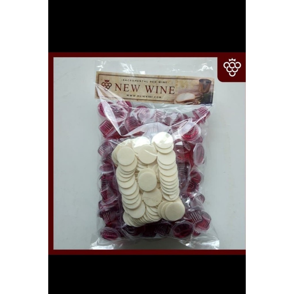 

NEW WINE CUP (100) HOSTI POLOS (ANGGUR PERJAMUAN ISI 100 CUP + HOSTI)