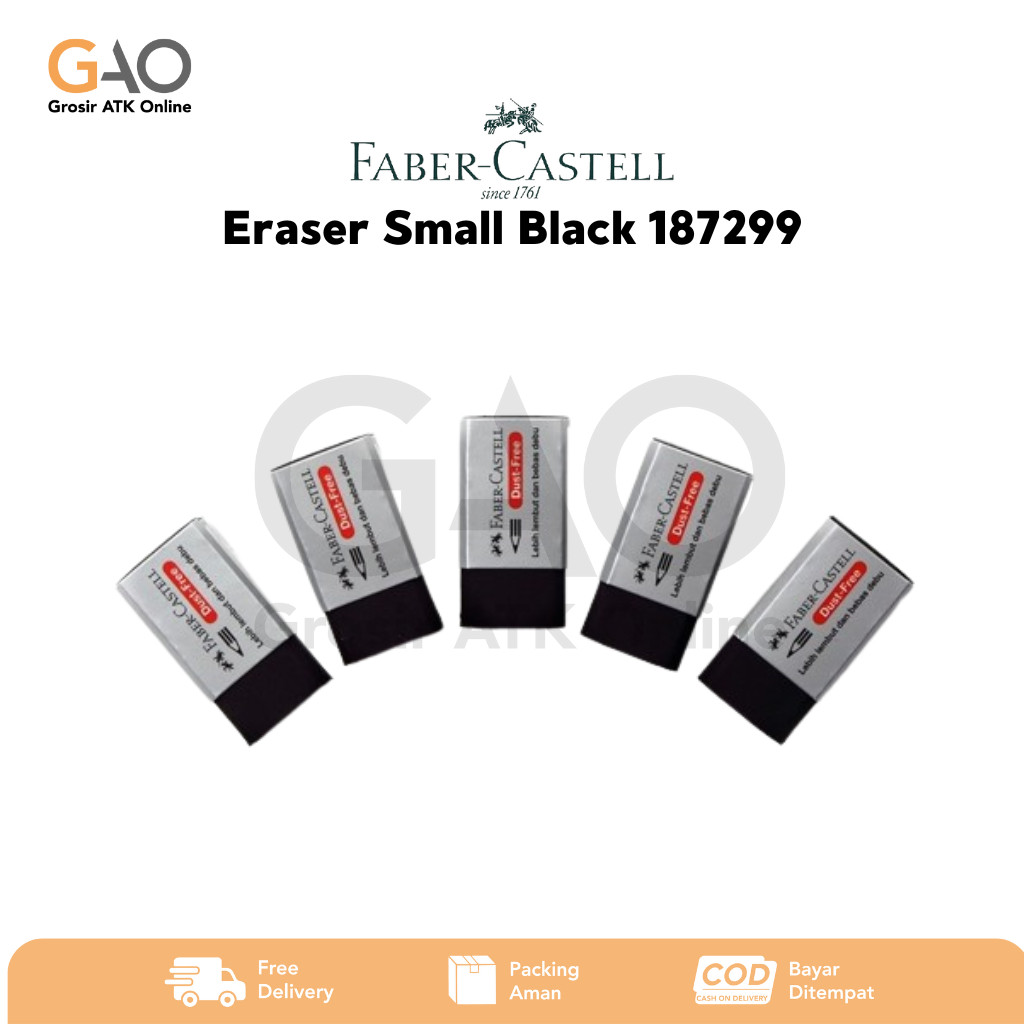 

Eraser Penghapus Faber-Castell Kecil Hitam 187299