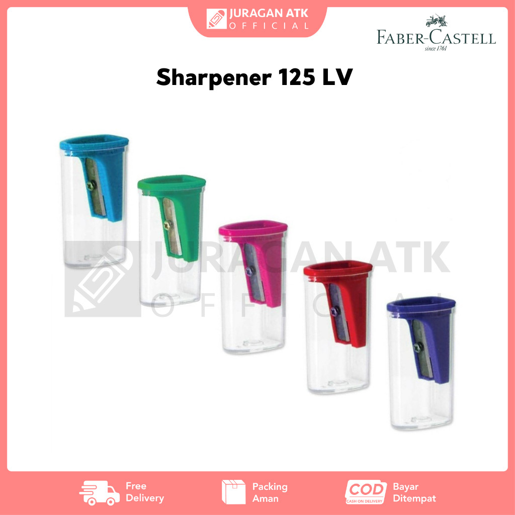 

Sharpener 125 LV Faber-Castell Rautan Faber-Castell 125 LV