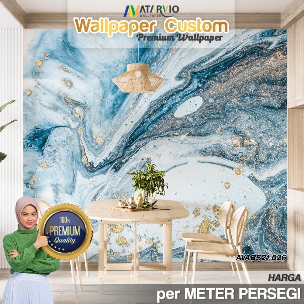 HRY (FreeOngkir) Wallpaper Dinding Custom Wallpaper Dinding Ruang Makan Wallpaper Dinding Motif