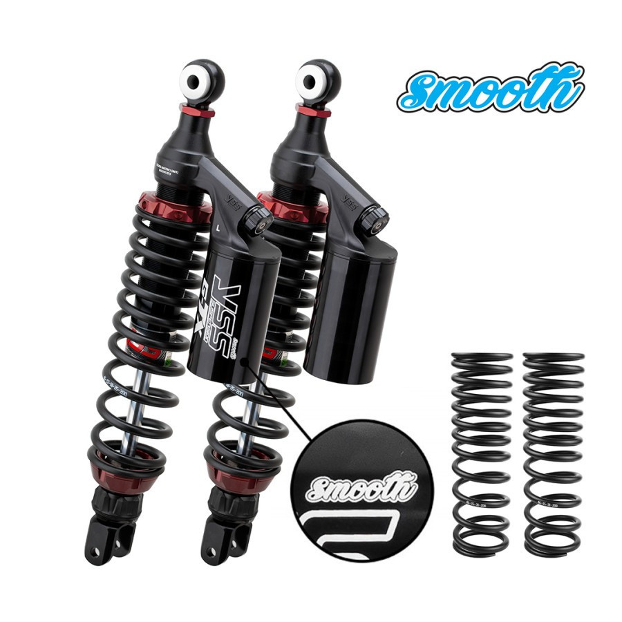 Shockbreaker Pcx 160 YSS Tabung Twin Shock G-TX Smooth Black Series TG302-365TRCJ For PCX 160