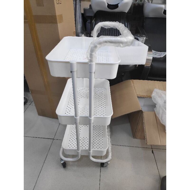 rak 3 susun Trolley Facial / Rak Facial Salon Plastik