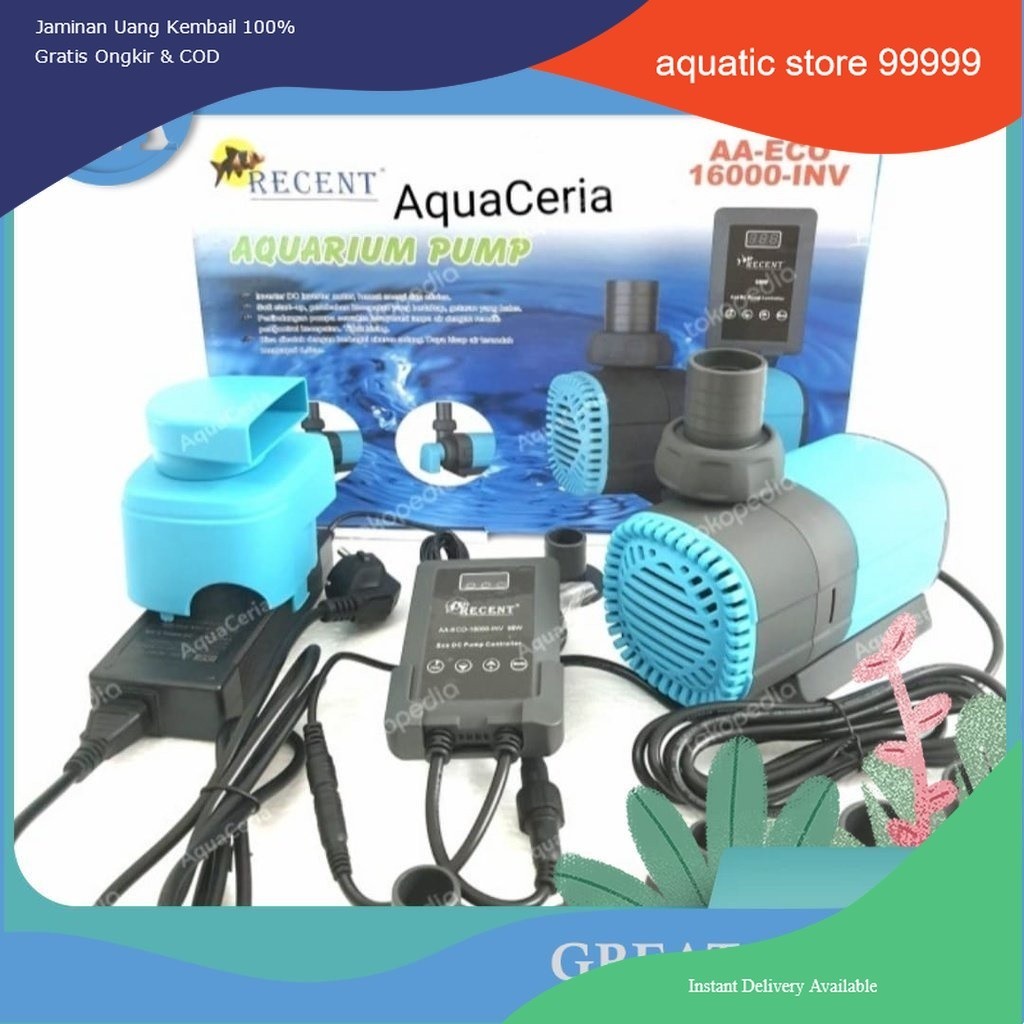 pompa celup air kolam kelas dewa RECENT AA ECO 16000