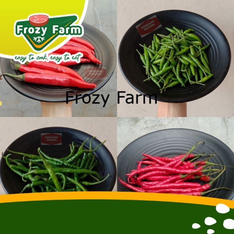

Cabai Rawit / Cabai Keriting Merah / Cabai Keriting Hijau / Cabai Besar