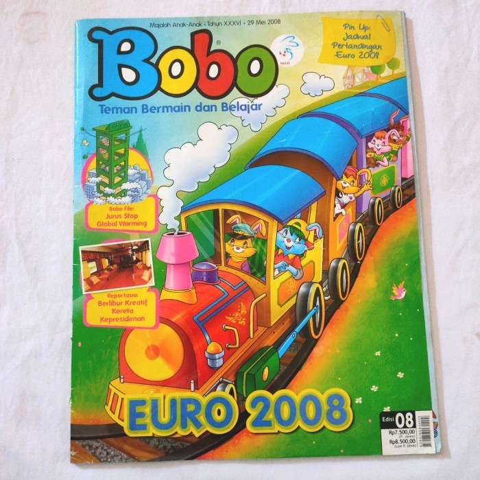 majalah anak bobo edisi 8 euro 2008