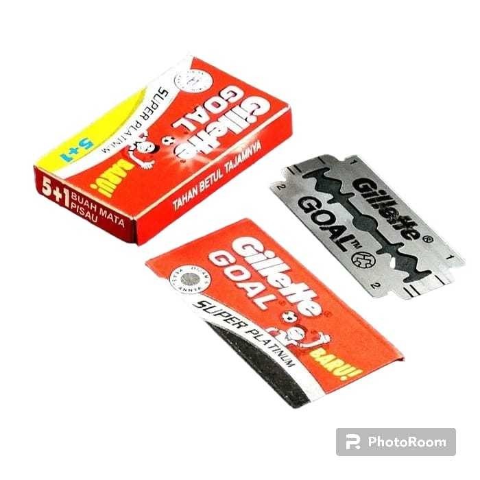 Silet Gillette Goal 1 lembar/1 box isi 20 pack