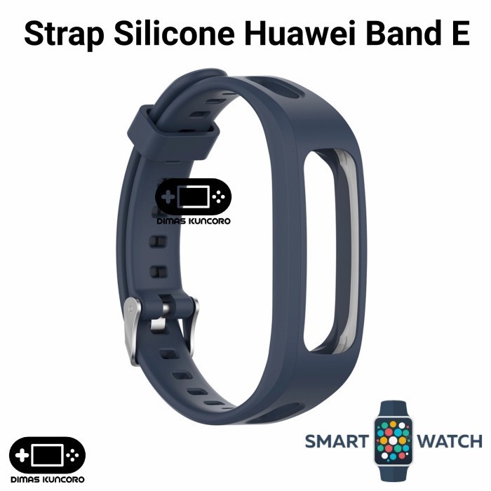 Strap Silicone Huawei Band E Silicon Tali 3e 4e Honor 4 Running - Navy
