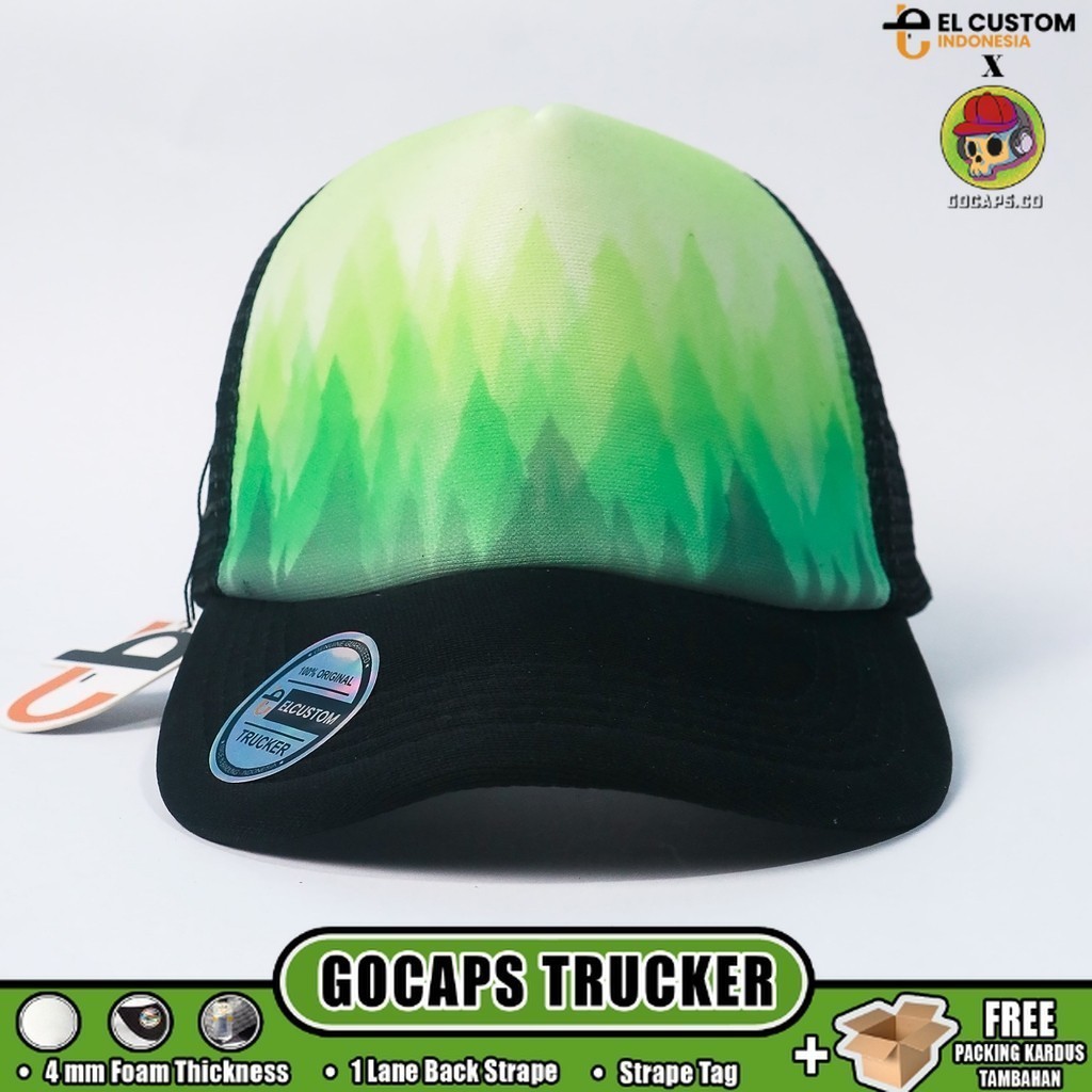 TONGASS - Topi Jaring Airbrush / Topi Custom/  Tiedye/ Topi Premium / Topi Trucker / Topi Basis / To