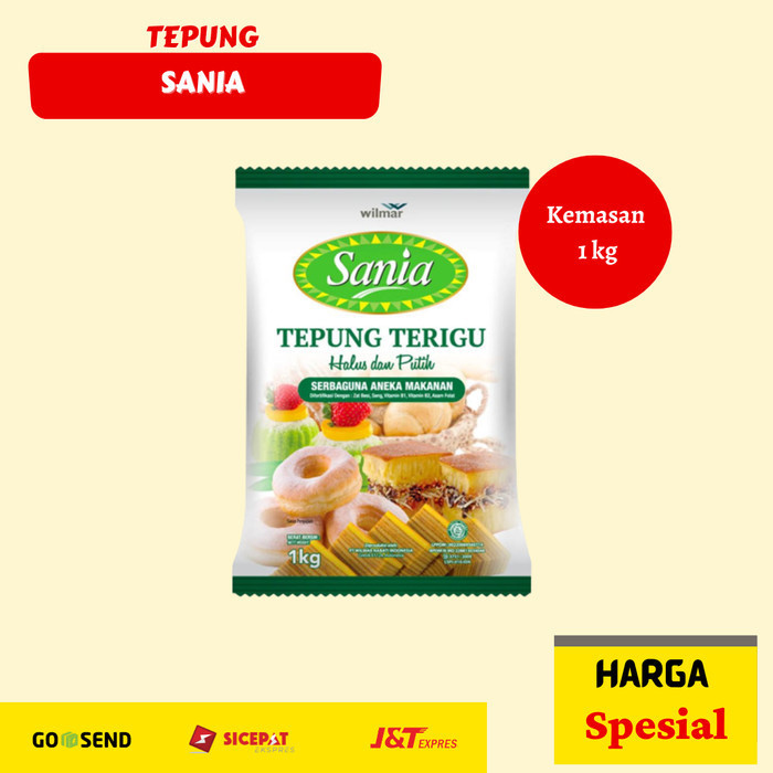 

Sania Tepung Terigu Serbaguna aneka makanan 1 kg