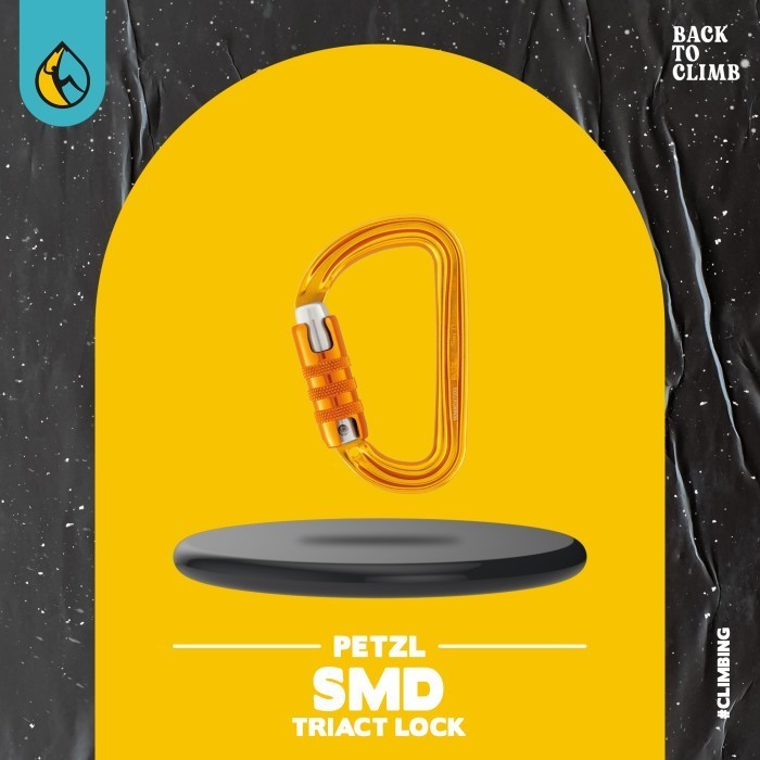 Petzl SMD Triact Lock Ultralight Safety Climbing Carabiner