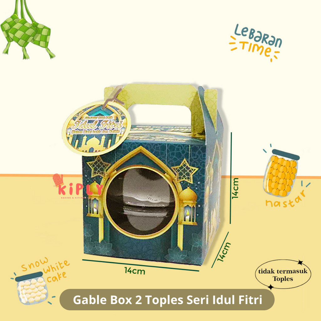 

Gable Box 2 Toples Series Idul Fitri/ gift Idul Fitri/ Aksesoris Idul Fitri