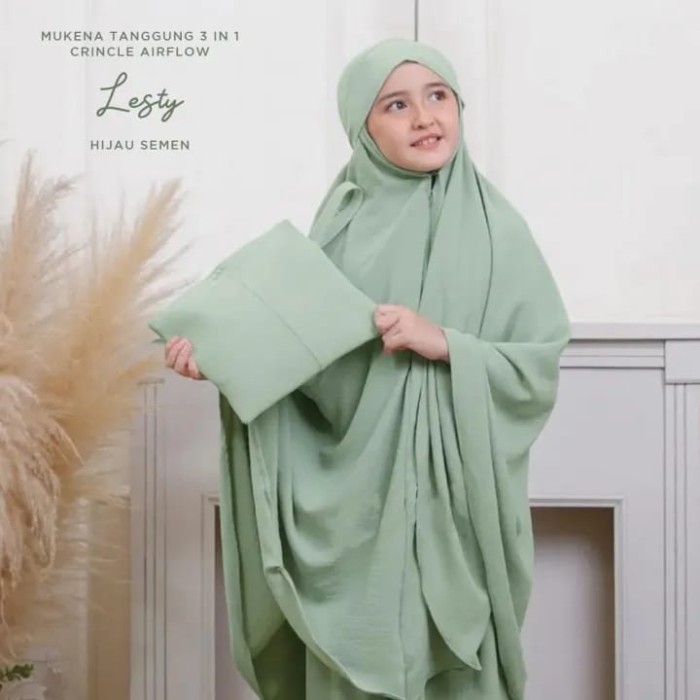 MUKENA ANAK 3 IN 1 CRINGKLE AIRFLOW/MUKENA AQILAH 3 IN 1