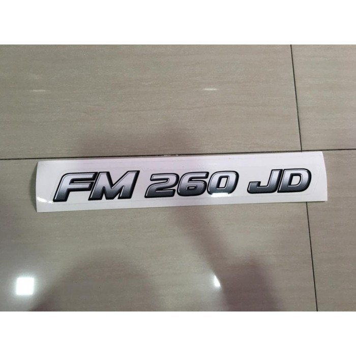STICKER "FM 260 JD" HINO 500 LOHAN BEST QUALITY