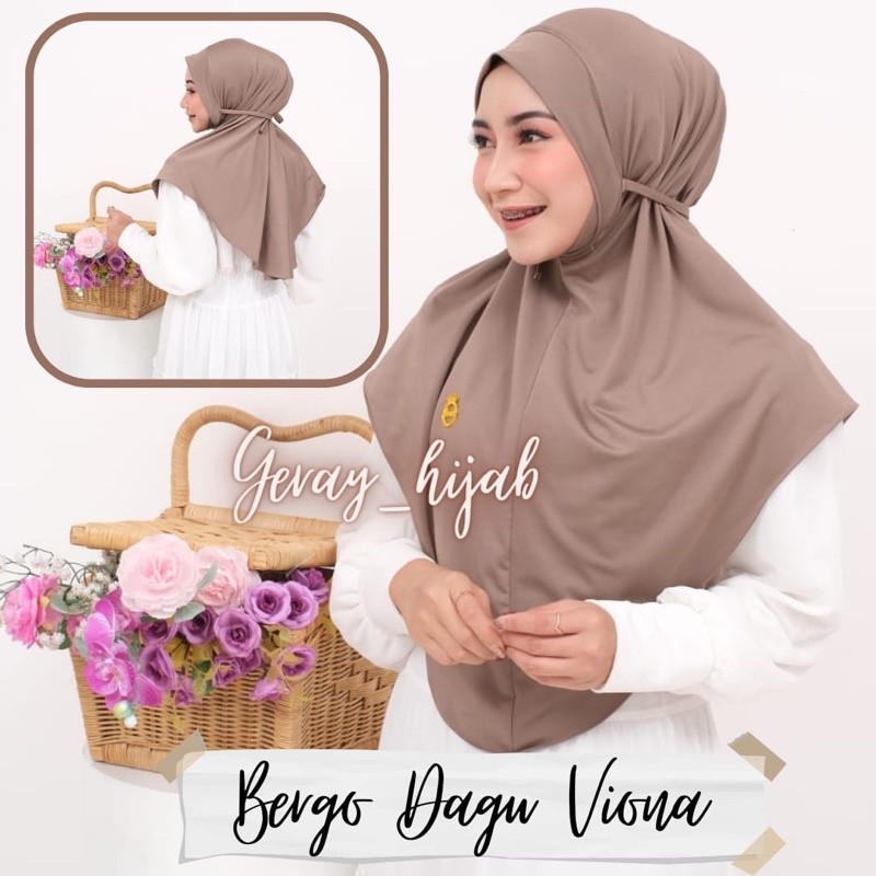 BERGO DAGU VIONA / HIJAB DAGU / JILBAB INSTAN DAGU / JILBAB DAGU TALI INTAN / SYABANI_HIJAB