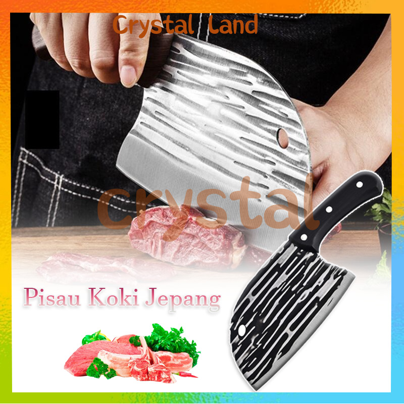 Japanese Super Knife / Pisau Koki Daging Super Tajam Pencacah Tulang Daging / Japanese Super Knife /