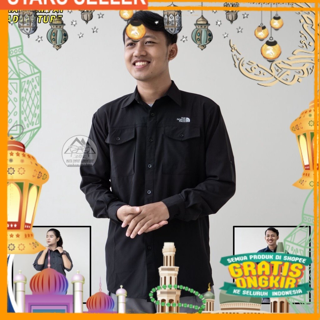 KEMEJA PANJANG PRIA WANITA TACTICAL PDL PENDAKI GUNUNG BAHAN RIPSTOP RINGAN QUICKDRY/ Pink Dusty Fan