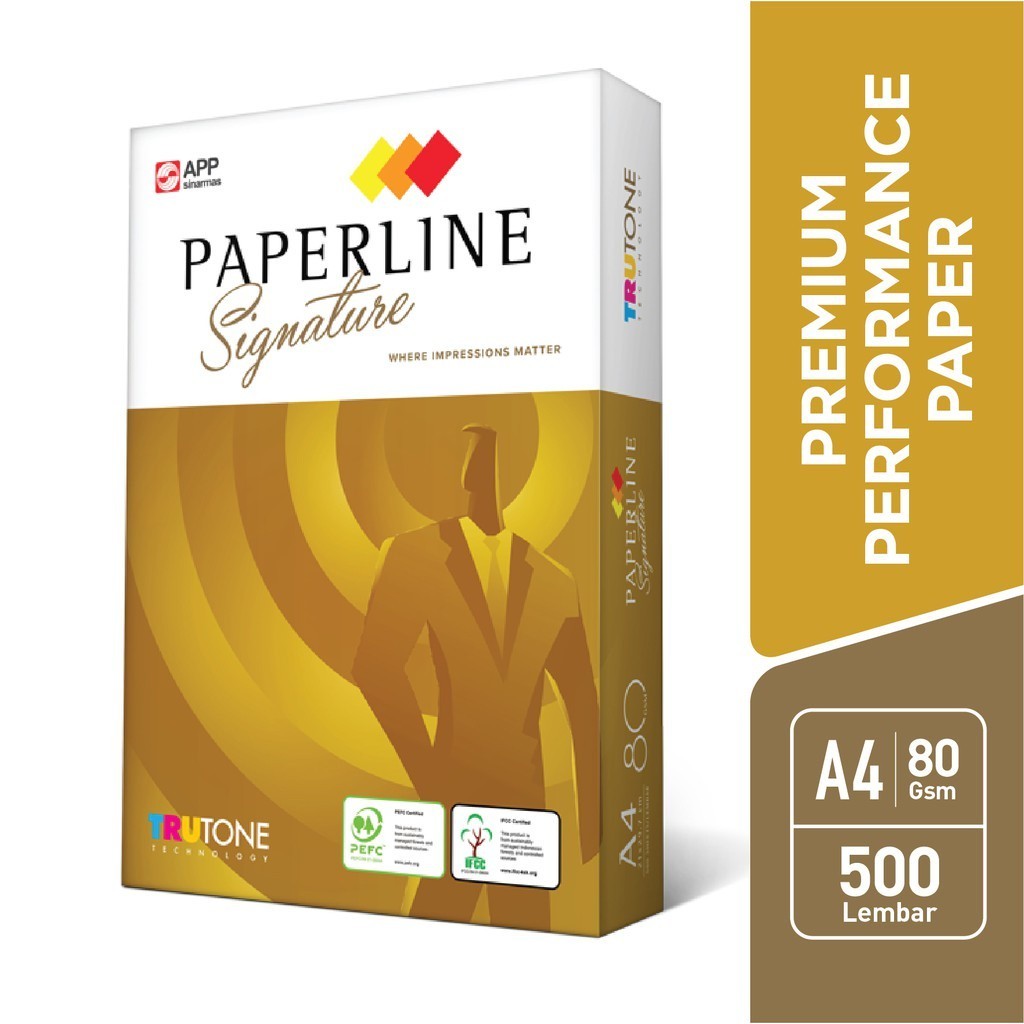 

[Stationery Spectrum] Paperline Signature Kertas Print & Fotocopy 80 A4 - PPS PC 80 A4G