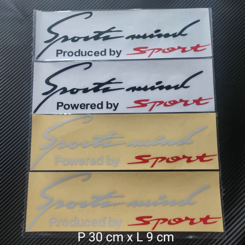 

Stiker cutting sport mind berkualitas terbaik termurah