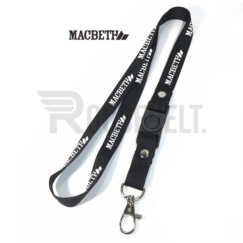 

TALI LANYARD MACHBETH / GANTUNGAN KUNCI / GANTUNGAN ID CARD / GANTUNGAN HP / TALI NAME TAG