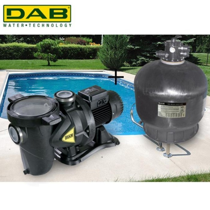 Pompa filter Kolam Renang DAB 3/4hp + DAB Sand filter 21"