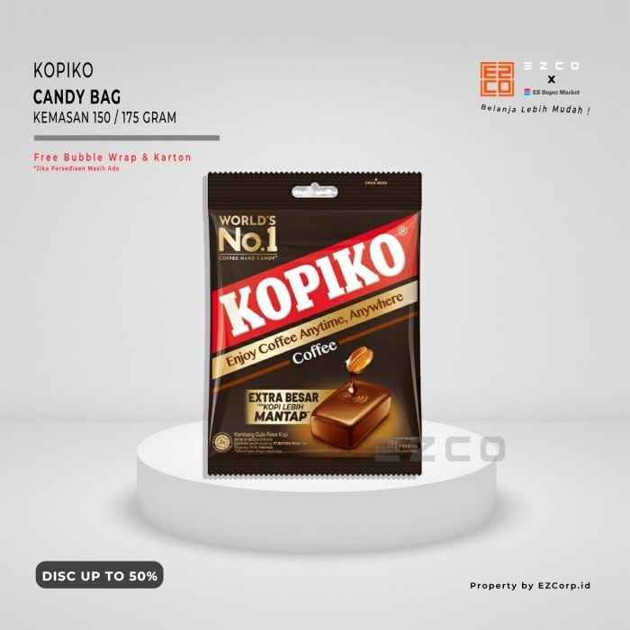 

KOPIKO PERMEN BAG KEMASAN 150 / 175 GRAM