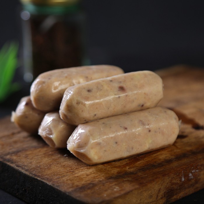 

Gaps Approved sosis ayam organic, casing colagen halal, Tanpa tepung