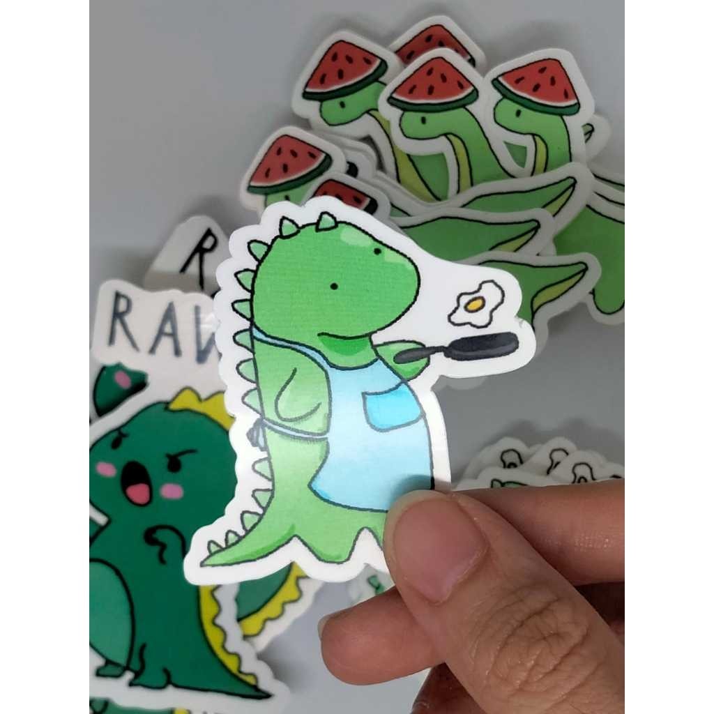 Cetak Stiker Die Cut Cutting Putus Custom Pola Cepat Bergaransi