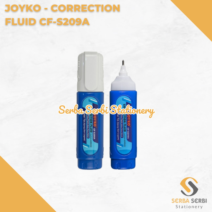 

GROSIR (1 BIJI) JOYKO - CORRECTION PEN FLUID / CAIRAN KOREKSI / TIP-EX / TIP-X / STIPO CAIR CF-S209A