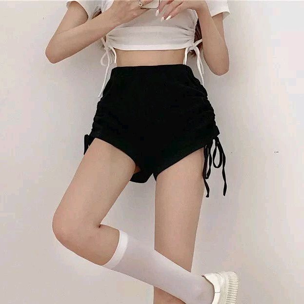 Olz Fashion - Celana Wanita Serut Korean Style