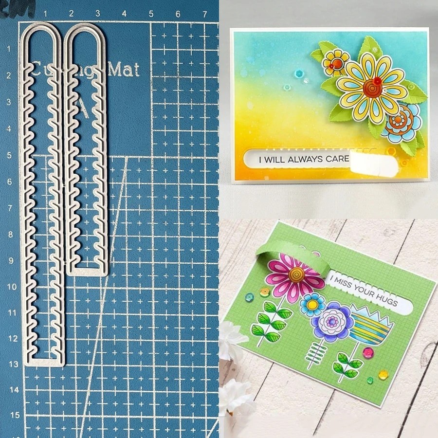 

Lucky Goddess Metal Cutting Dies Rip Strips Diy Scrapbooking Photo Album Decorative Embossing Paper Card Crafts