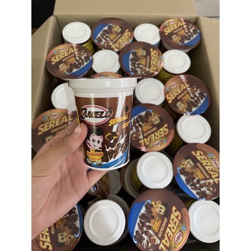 Sereal Camelo Cup Berhadiah per Dus isi 48 pcs