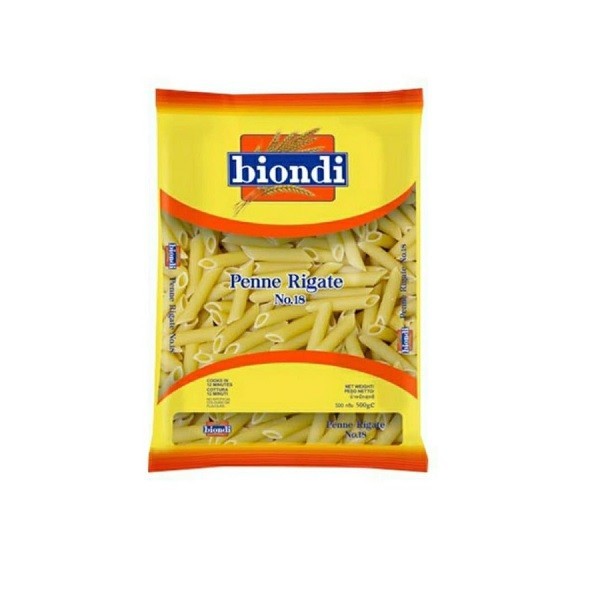 

BIONDI PENNE RIGATE NO.18 500G