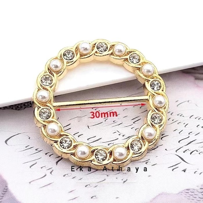 bros cincin ring jilbab mutiara bross hijab aksesoris wanita