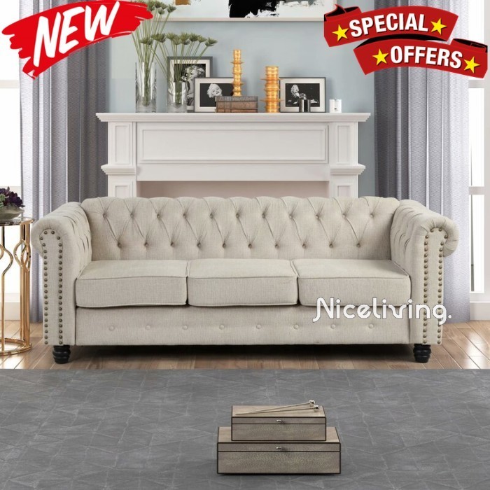 Sofa Chesterfield Warna Putih Terbaru Sofa Tamu Mewah Terbaik Indonesian Furniture