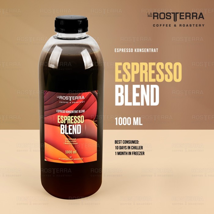 Espresso Cair Special Blend Konsentrat kopi Murni 1 liter LaRosterra