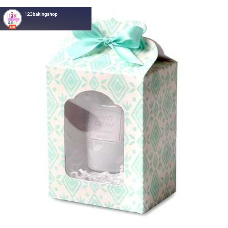 

Satuan - Box kado mini gift souvenir mug permen ultah Lebaran Idul Fitri Ramadhan/ Box kado jendela mika box packaging gift souvenir mug parfum motif