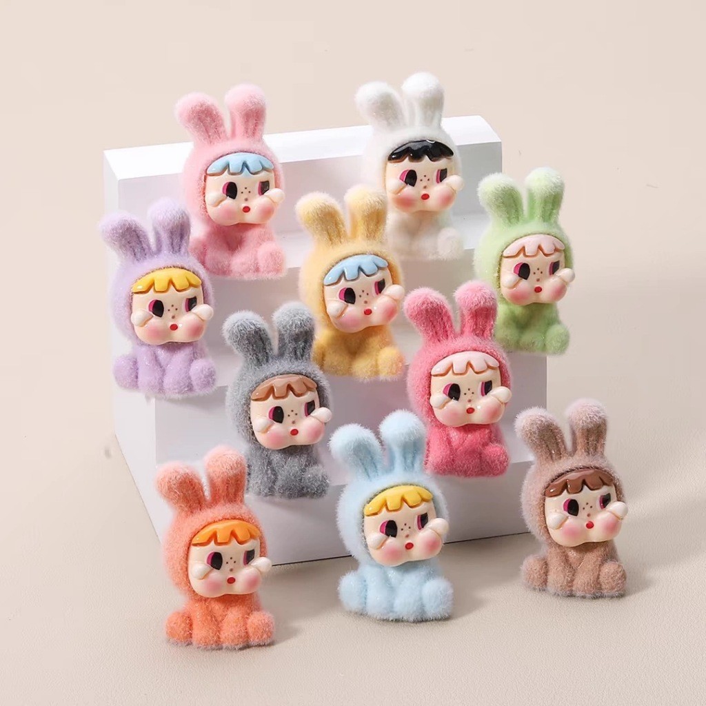 MINIATURE CRY BABY POP MART bag charm gantungan hp tas kunci labubu have a seat macaron capibara hac