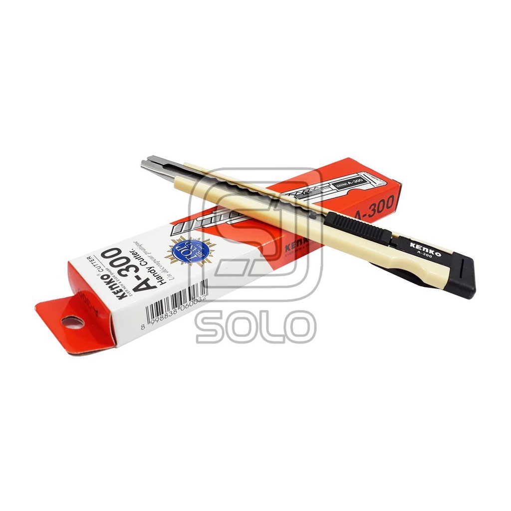 

Pisau Cutter Kecil Kenko A-300 Pisau Cutter Alat Potong Kertas M&G ASS91314 ASS91323 Autolock