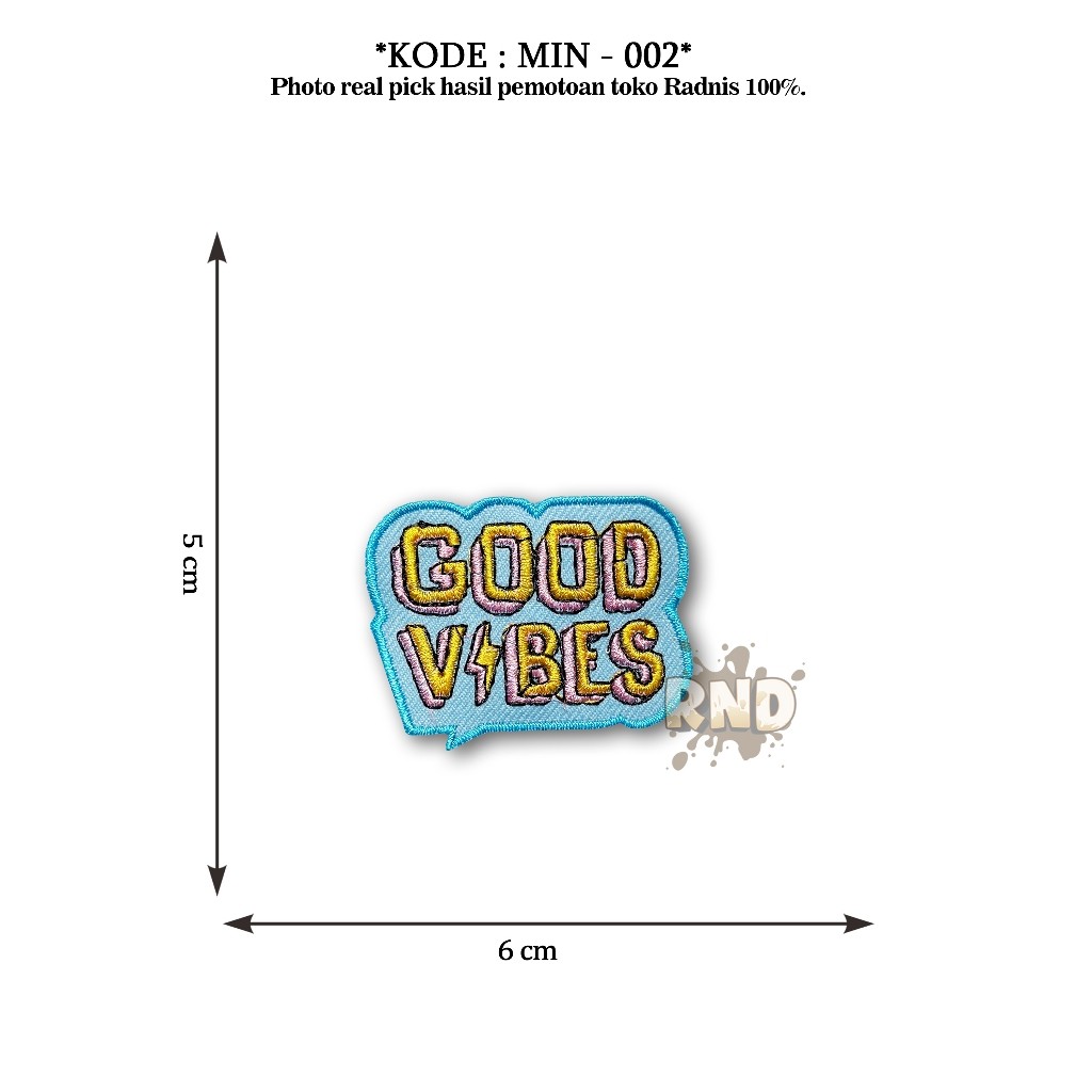 Bordir PATCH BORDIR KARAKTER EMBLEM BORDIR LUCU PATCH IRON BACK PATCH