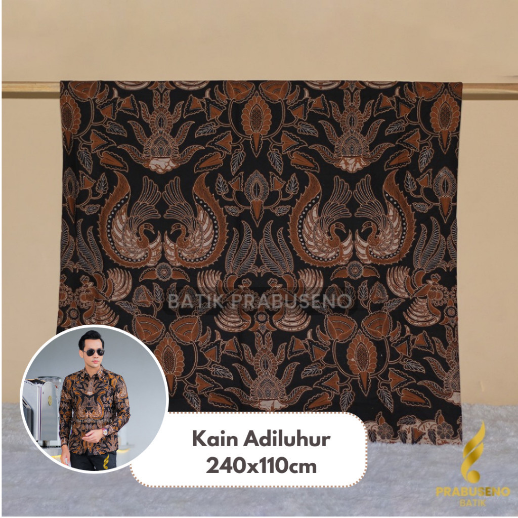 ADILUHUR Kain Bahan  Meteran  Wanita Pria Premium Halus Motif Elegan Modern  Terbaru Katun Solo Etni