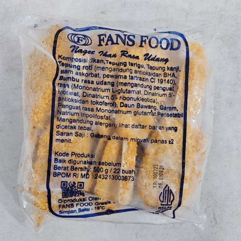 

fansfood nugget es 500gr 22 biji