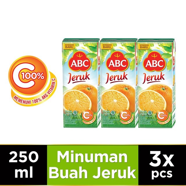 

ABC Orange Juice 250 ml x3 pcs