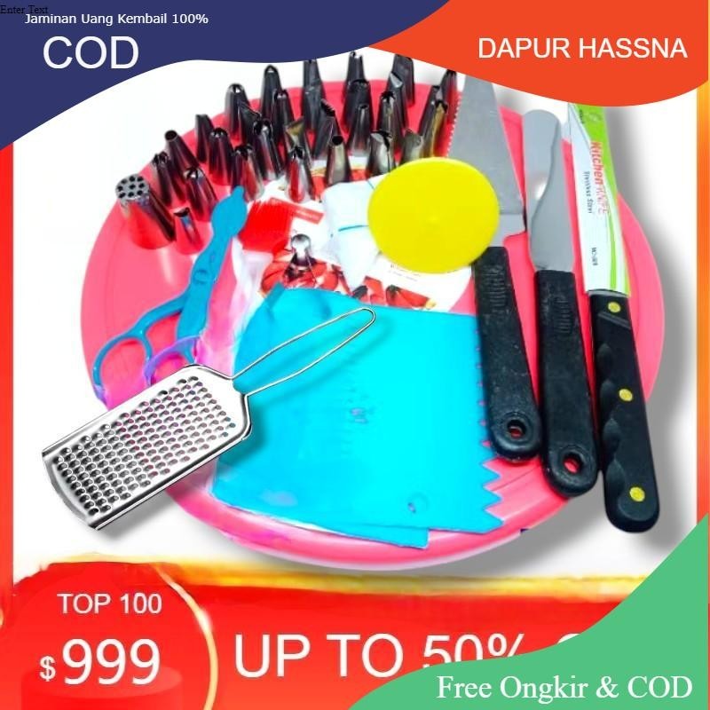 Alat dekorasi kue ulang tahun / paket dekorasi kue pernikahan