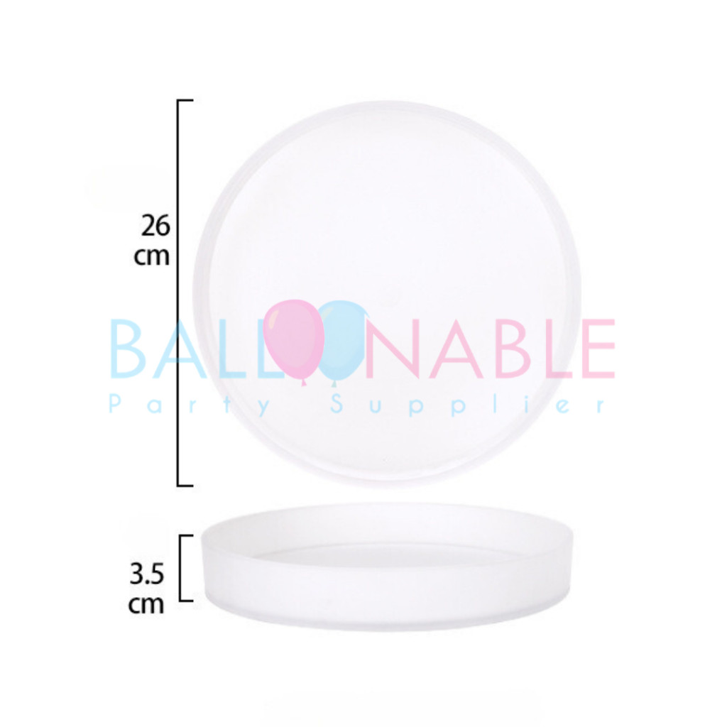 Tray Montessori Bulat / Sensory Tray / Nampan Bermain Anak